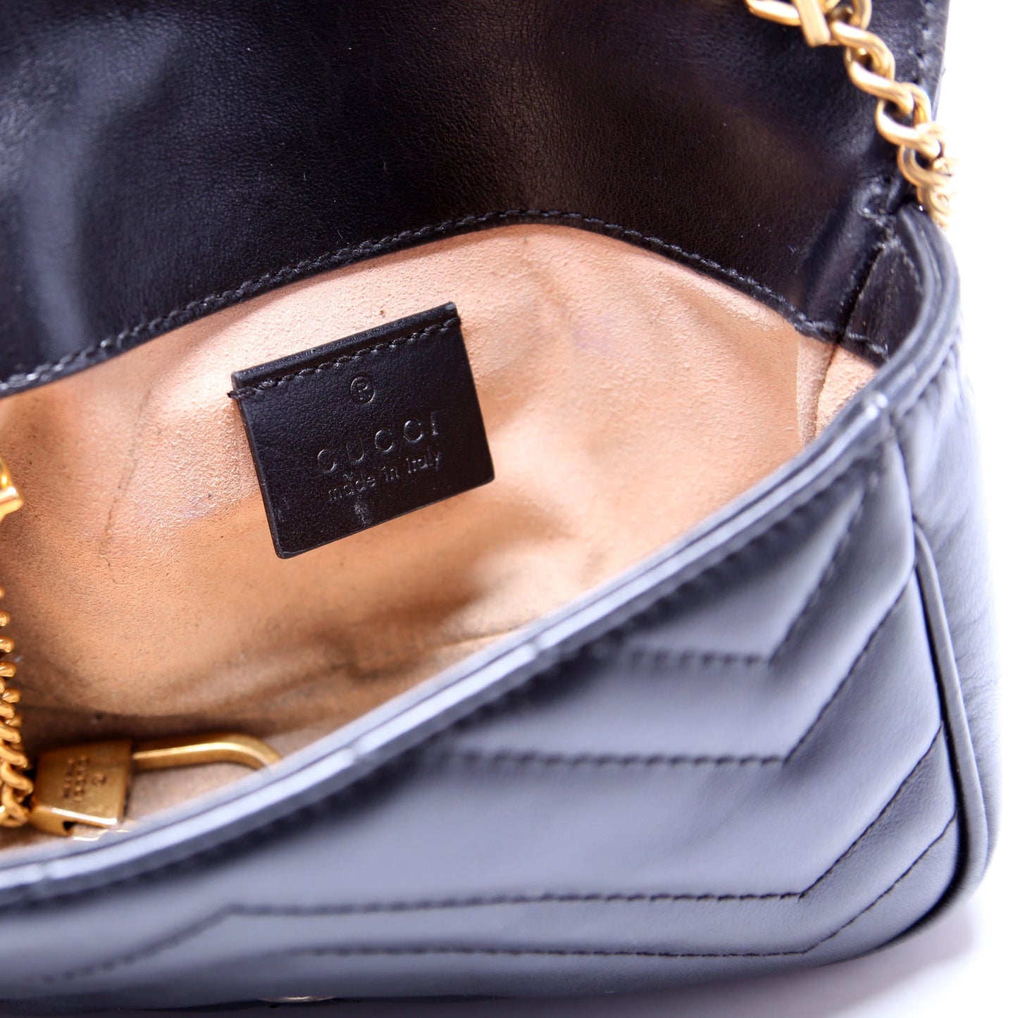 476433 Marmont Leather Super Mini Flap
