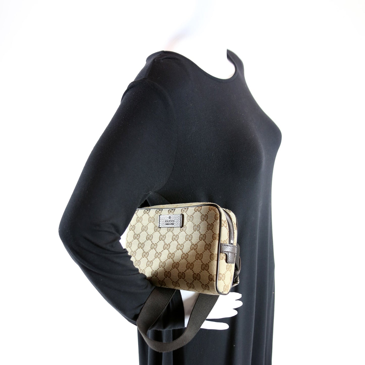 449174 GG Canvas Belt Bag