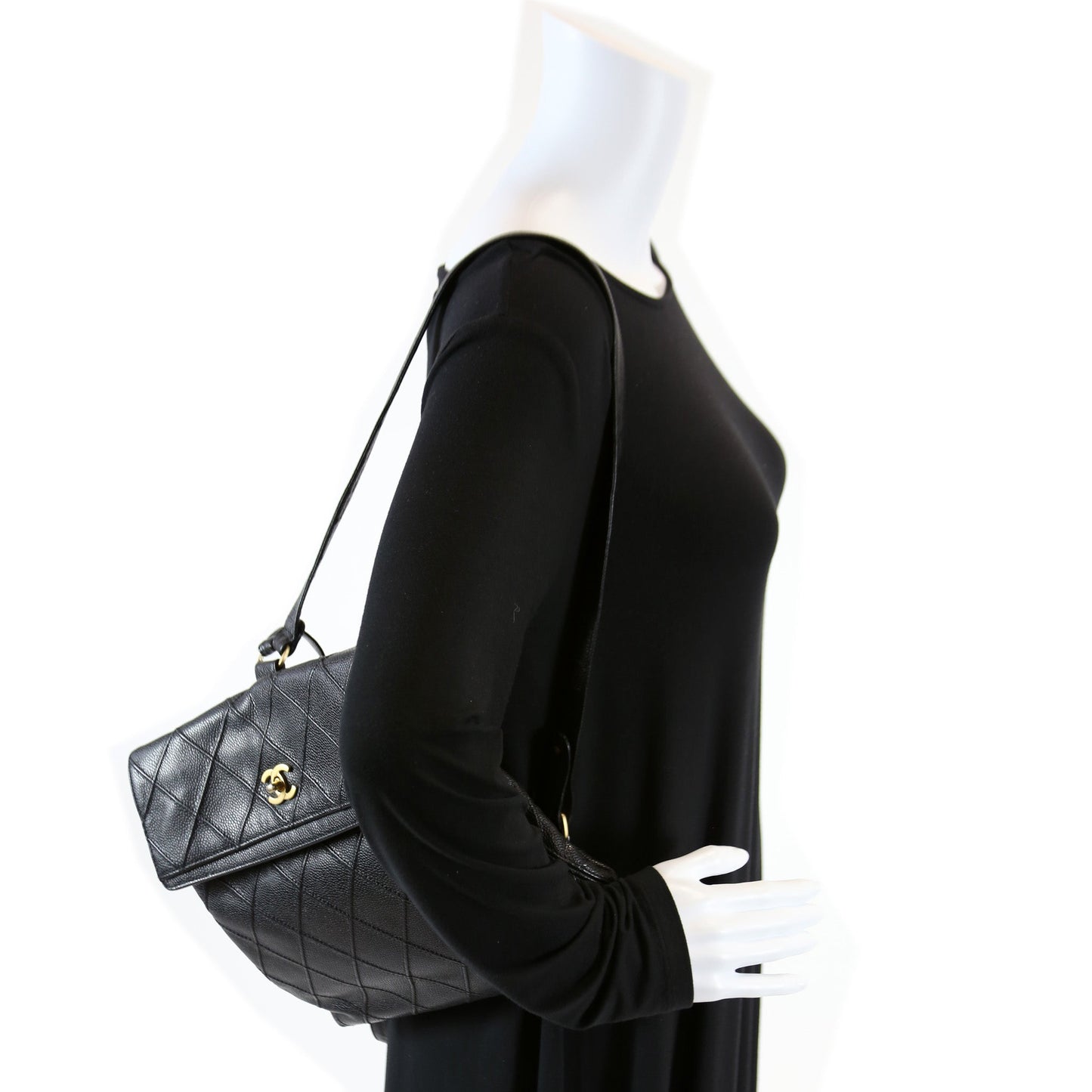 CC Square Quilted Vintage Backpack 6M