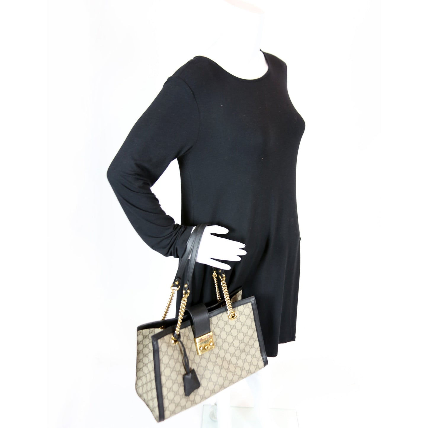 479197 Padlock GG Shoulder Medium