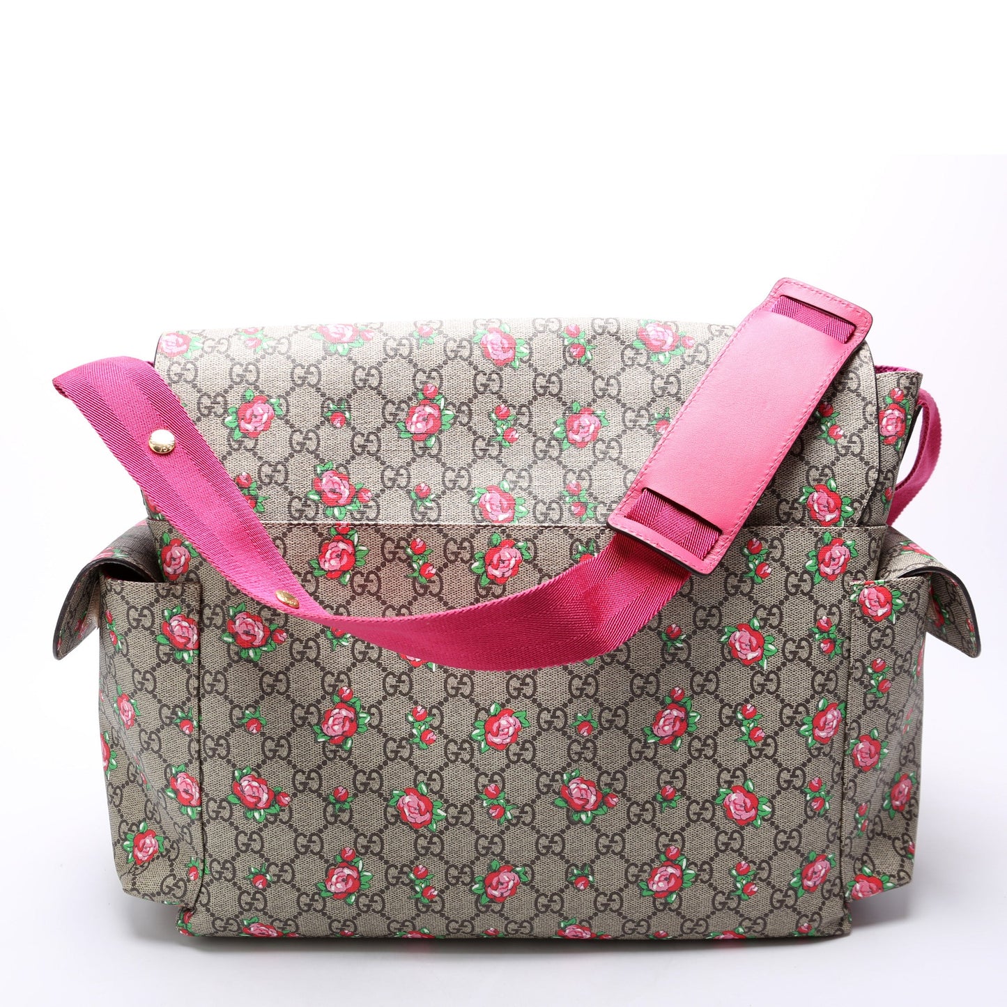 211131 GG Plus Rose Bud Diaper Bag