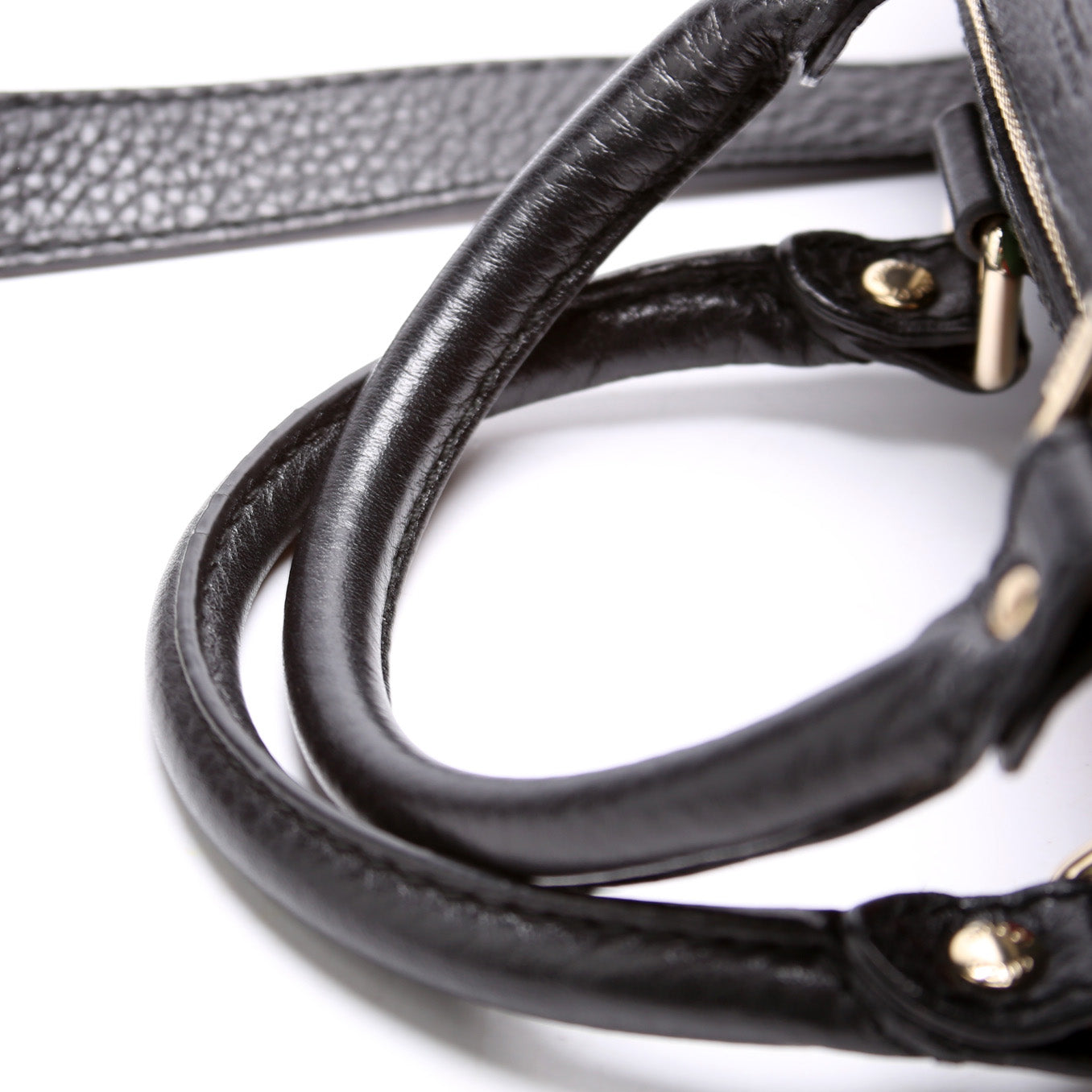 247205 Boston Bag Web Leather