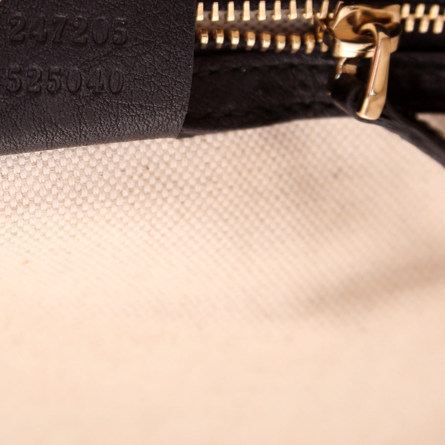 247205 Boston Bag Web Leather