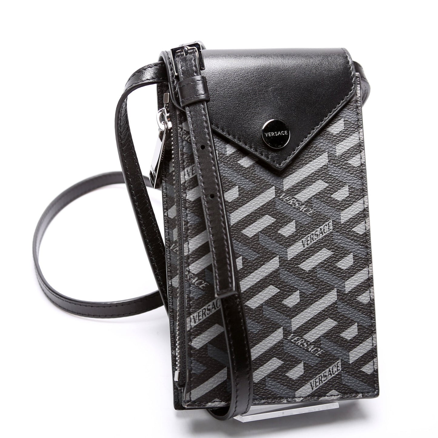 Lac Greca Phone Crossbody Grey