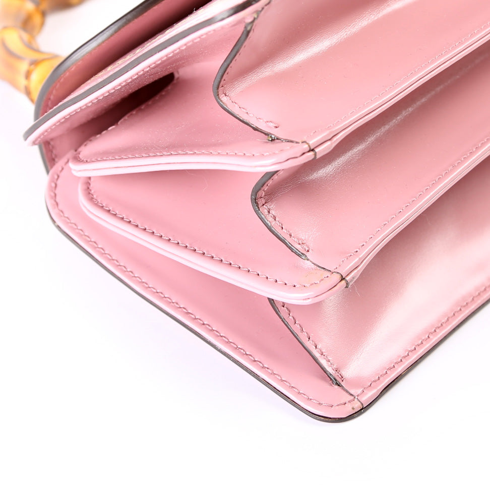 488667 Mini Thiara Bamboo Top Handle Bag