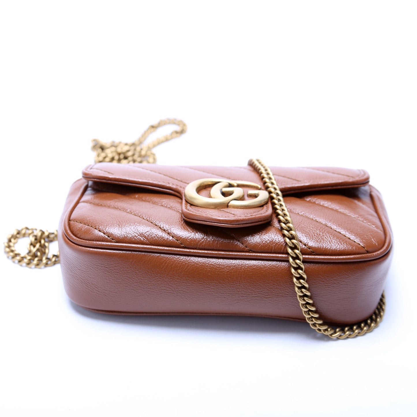 476433 Marmont Leather Super Mini Flap