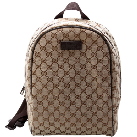 GG Canvas Travel Backpack 449906