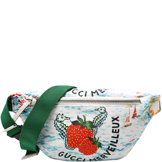 502095 GG Supreme Strawberry Belt Bag