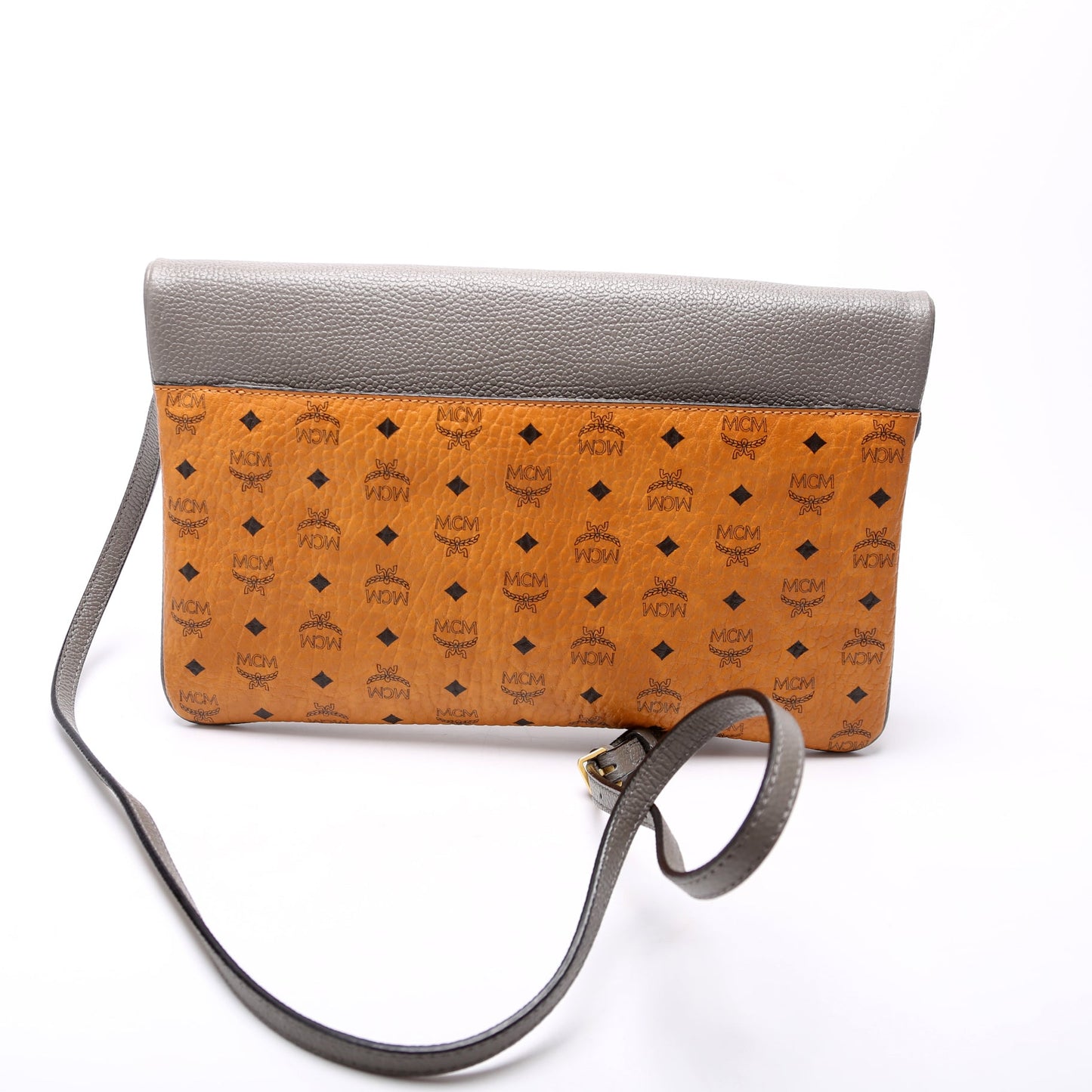 Corina Foldover Crossbody Visetos/Leather