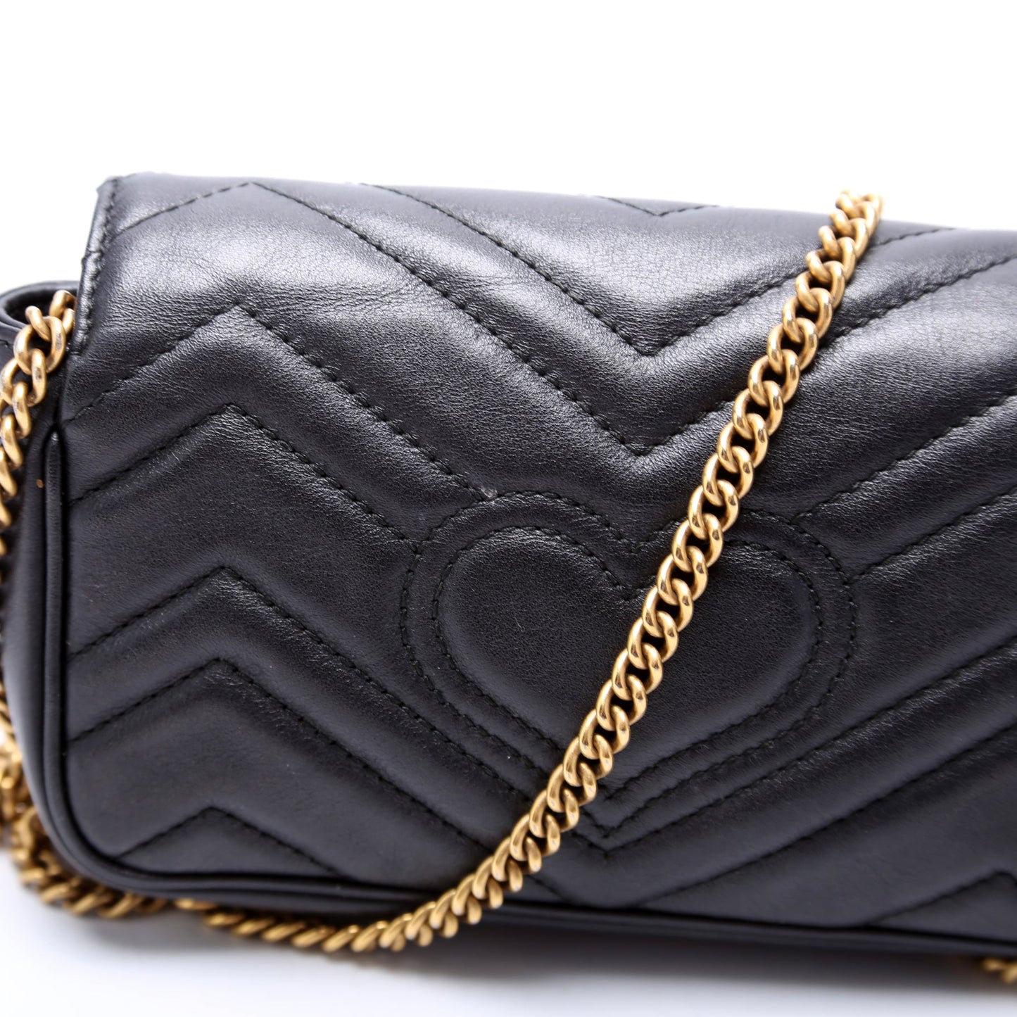 476433 Marmont Leather Super Mini Flap