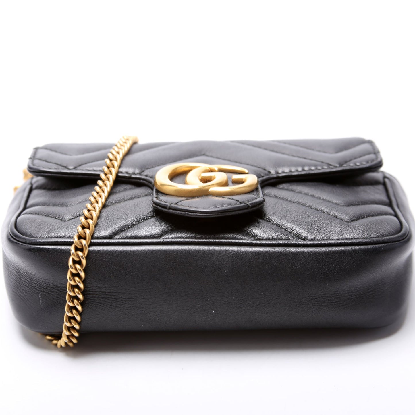 476433 Marmont Leather Super Mini Flap
