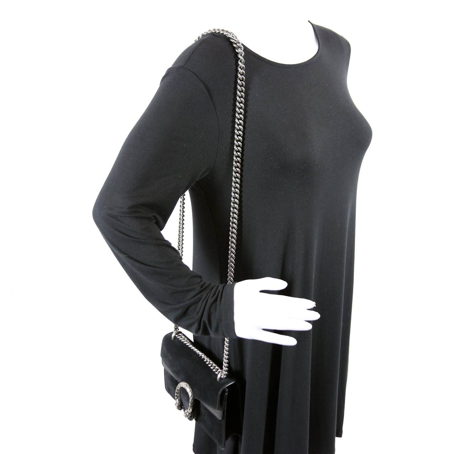 421970 Dionysus Suede Shoulder Mini