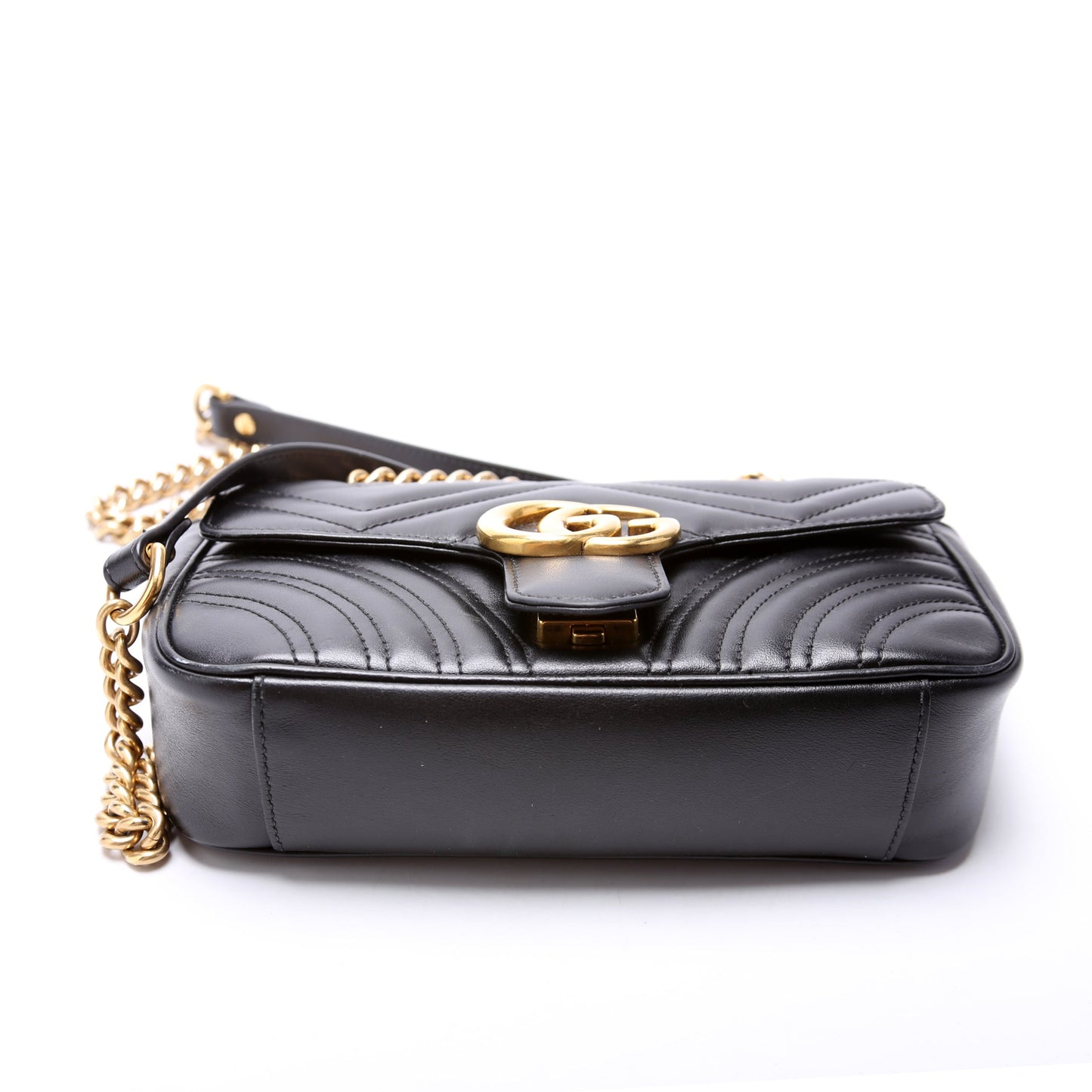 446744 Marmont Leather Shoulder Mini Flap