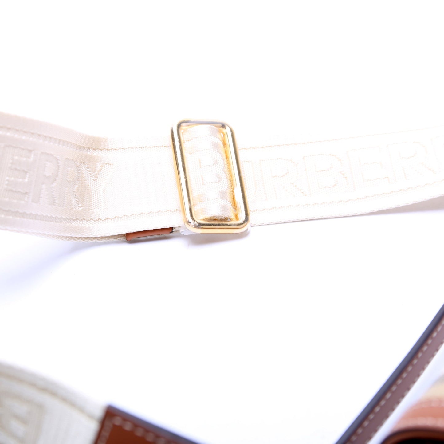 Note Top Handle Crossbody Check Coated Canvas