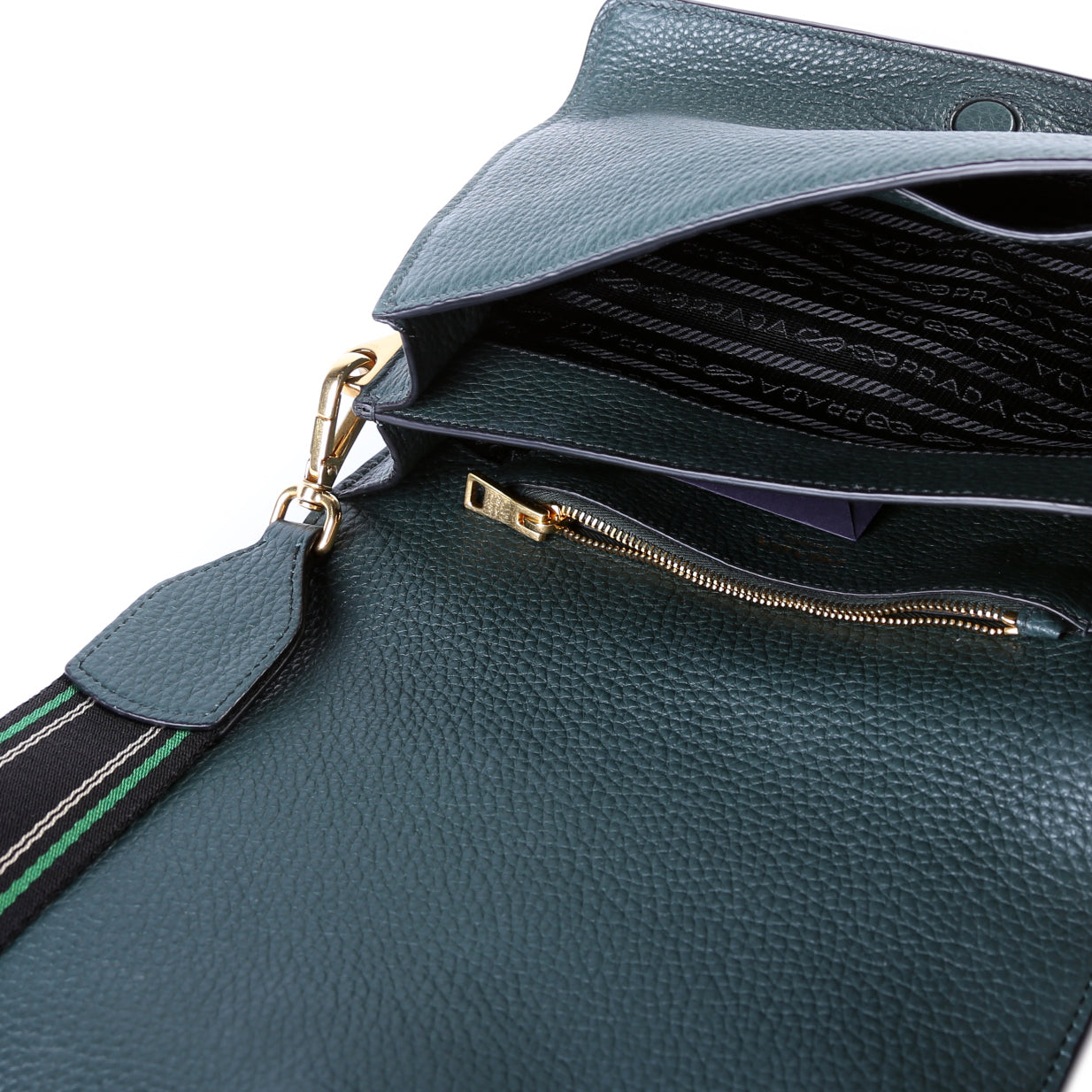 1BD159 Vitello Daino Leather Shoulder Bag