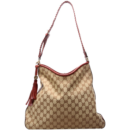 257026 GG Canvas Marrakech Hobo Medium