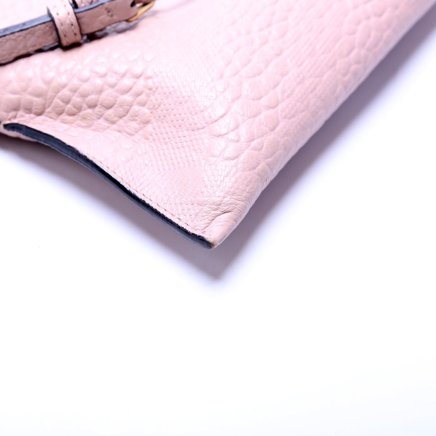 Peyton Leather Check Crossbody