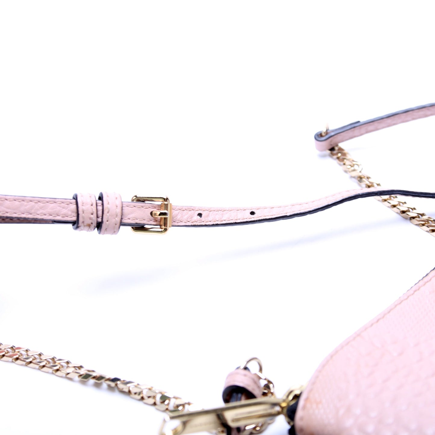 Peyton Leather Check Crossbody