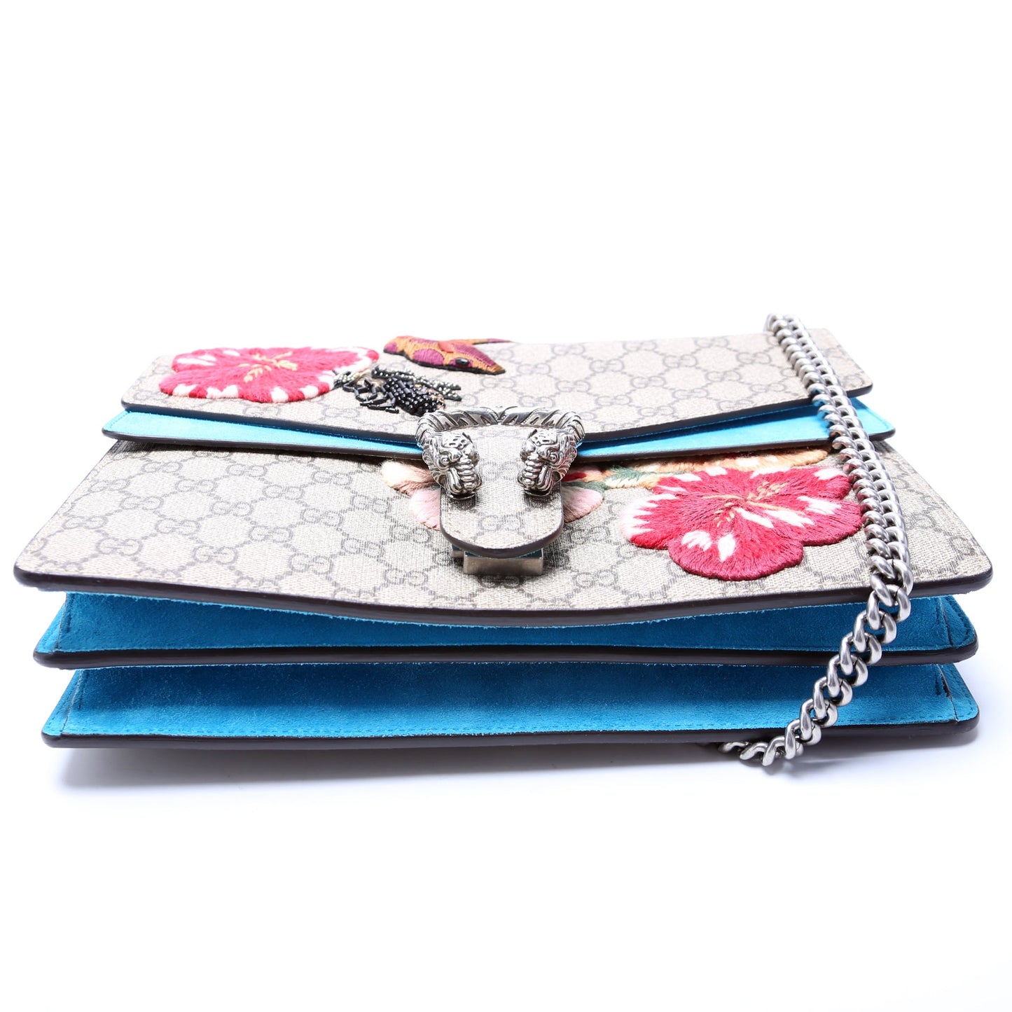 400235 Dionysus Bee Snake Embossed Shoulder Medium