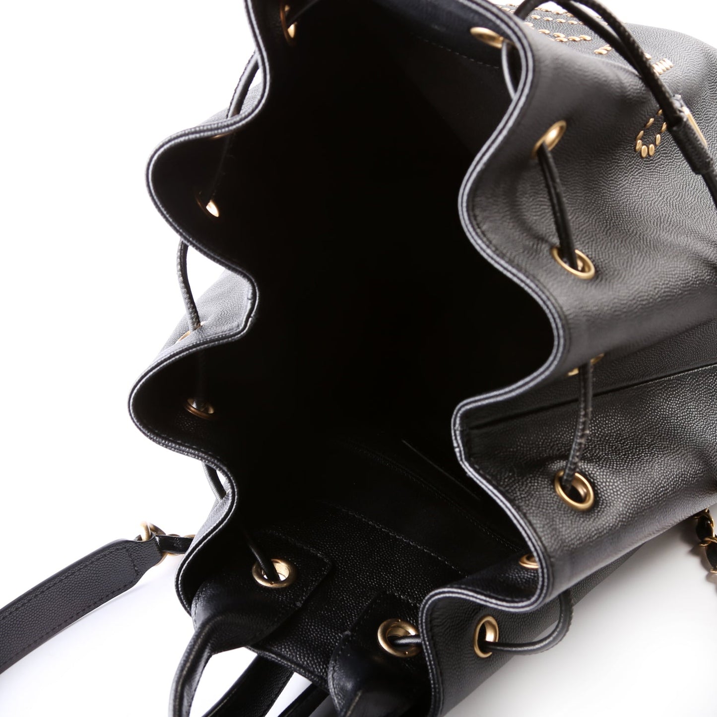 Deauville Studded Backpack Caviar 28M