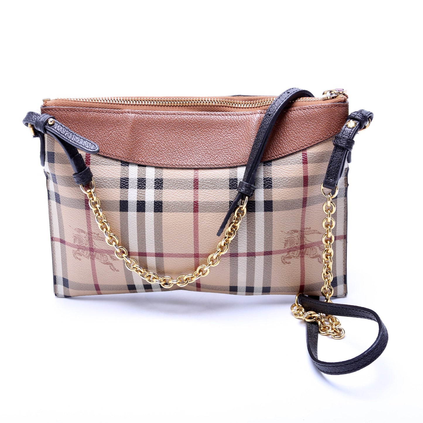 Peyton Haymarket Check Crossbody Clutch