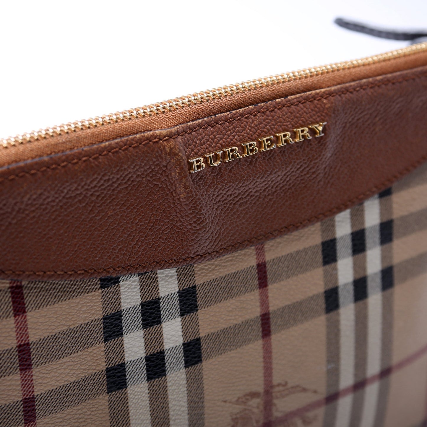 Peyton Haymarket Check Crossbody Clutch