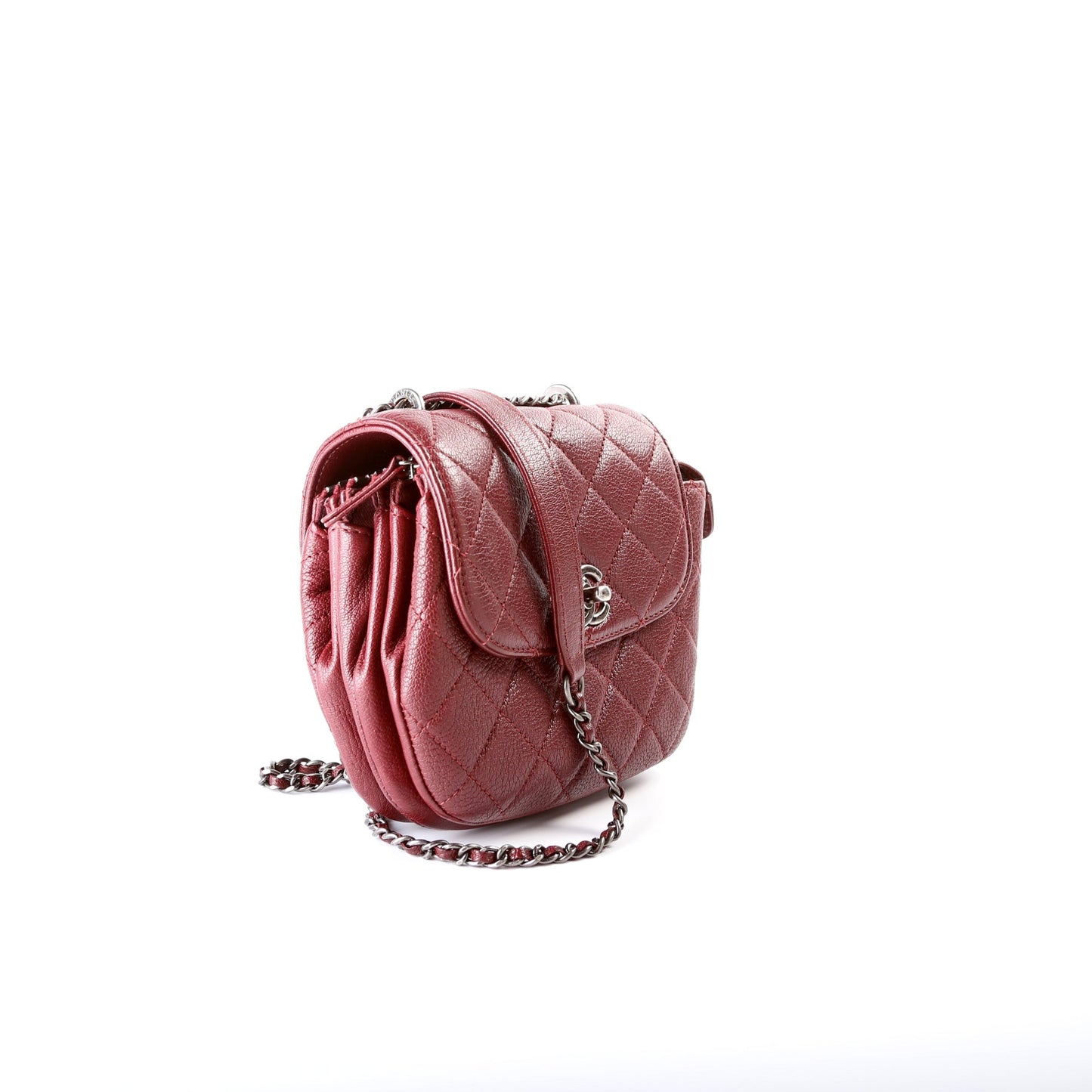 CC Waiter Flap Crossbody Bag Goatskin 21M