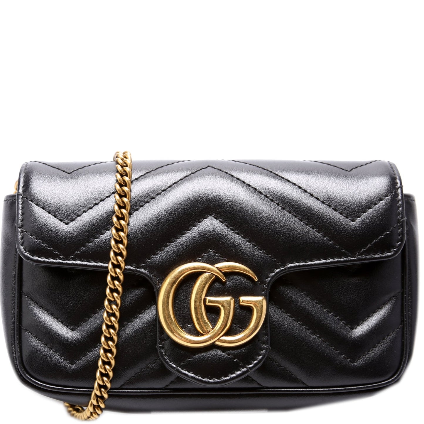 476433 Marmont Leather Super Mini Flap