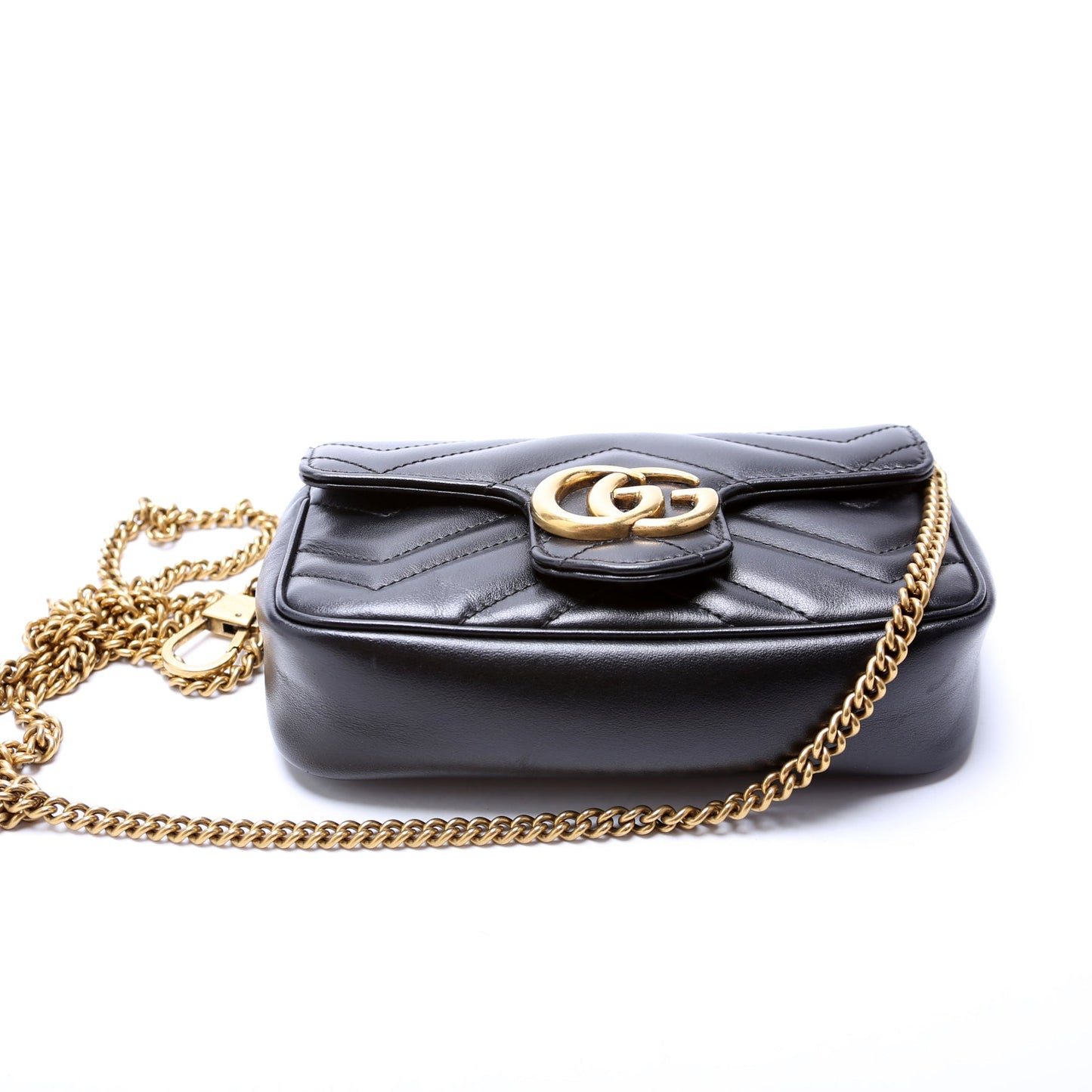 476433 Marmont Leather Super Mini Flap
