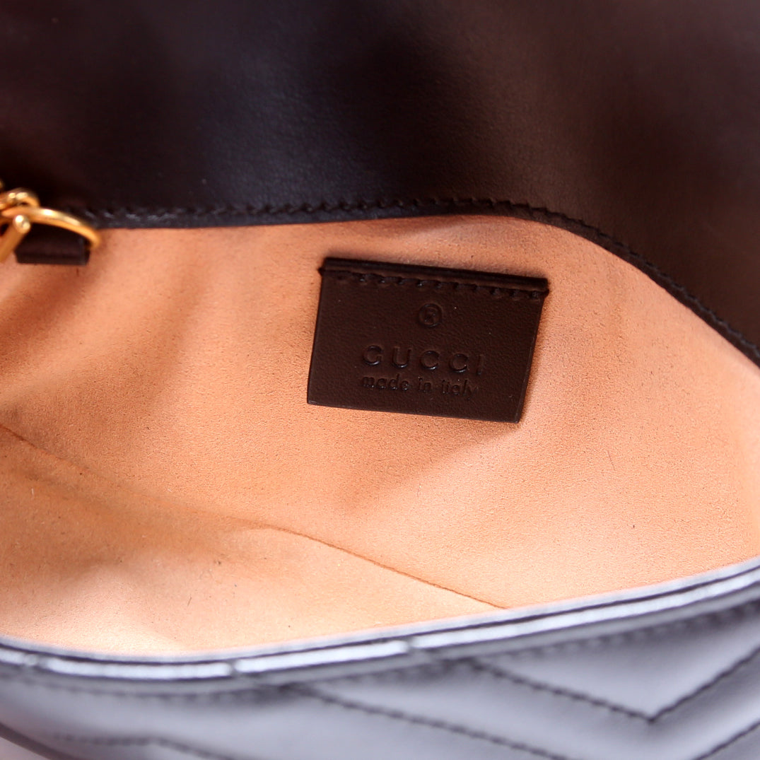 476433 Marmont Leather Super Mini Flap
