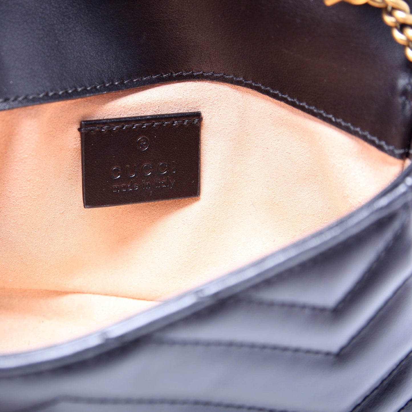 476433 Marmont Leather Super Mini Flap