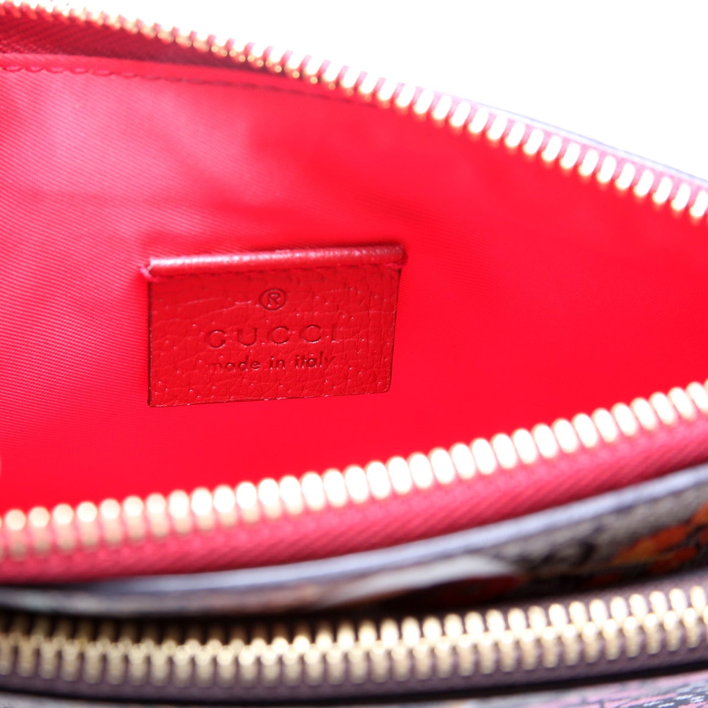 454111 GG Supreme Tian/Bengal Double Zip Shoulder Bag