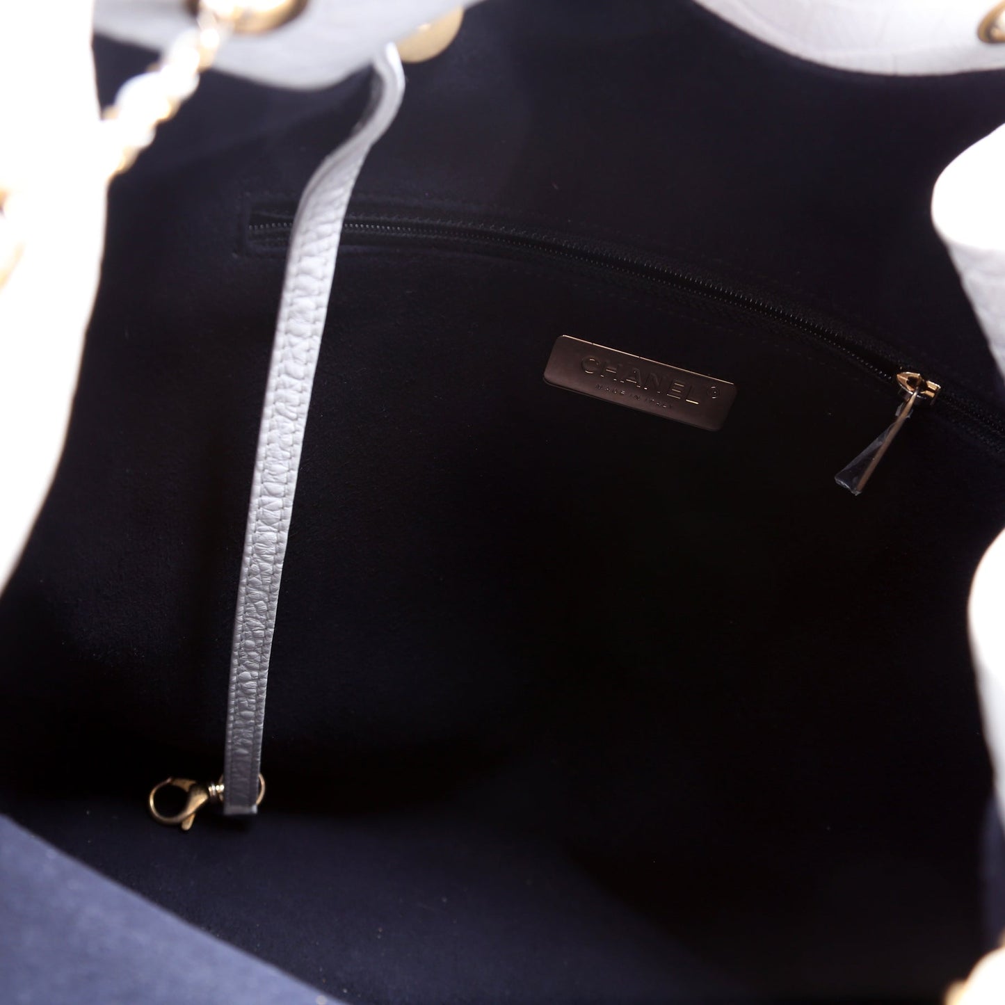 Drawstring Backpack Crocodile Embossed 28M