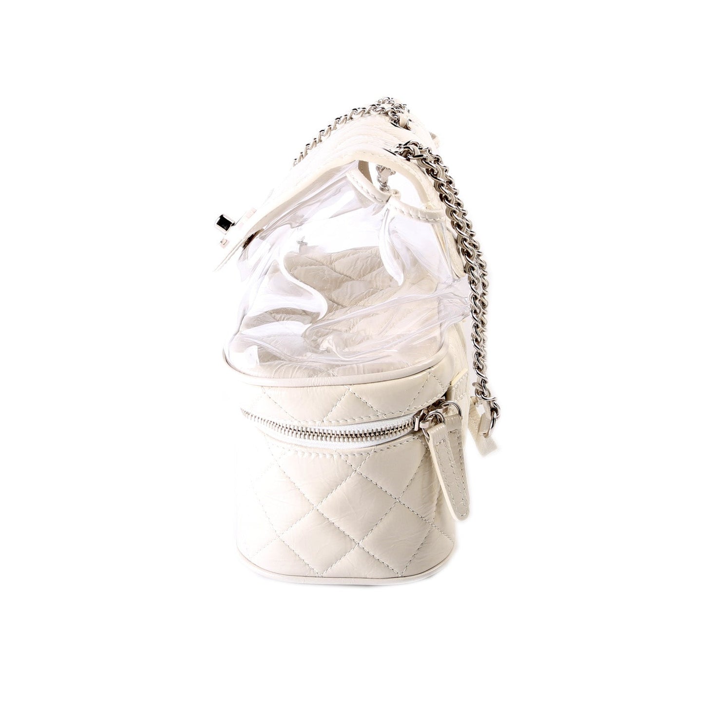Chanel Aquarium Shoulder Bag PVC/Shiny Calfskin 25M