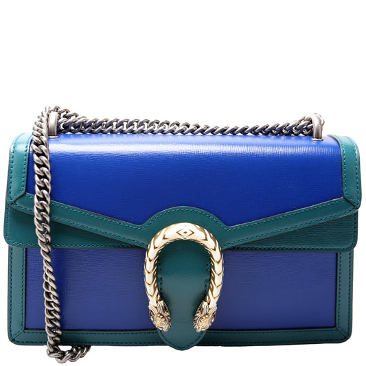 400249 Dionysus Enamel Leather Shoulder Small