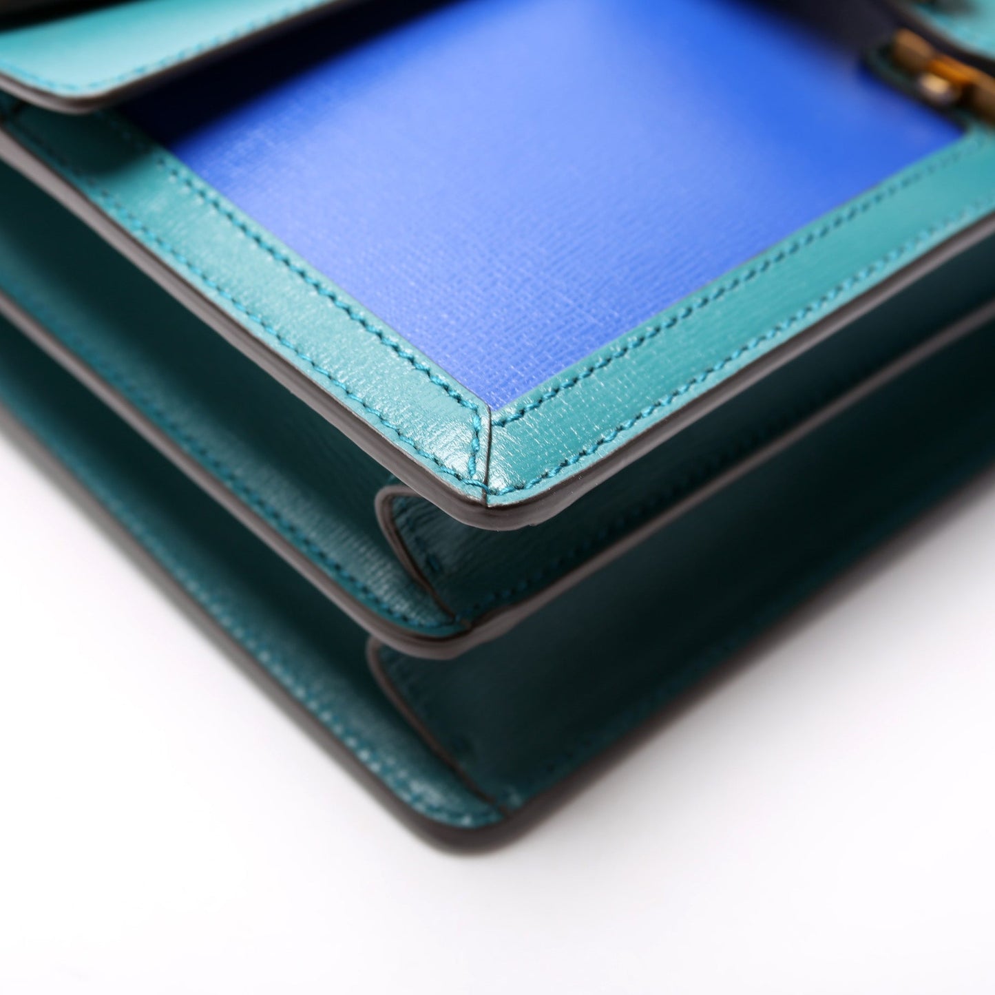 400249 Dionysus Enamel Leather Shoulder Small
