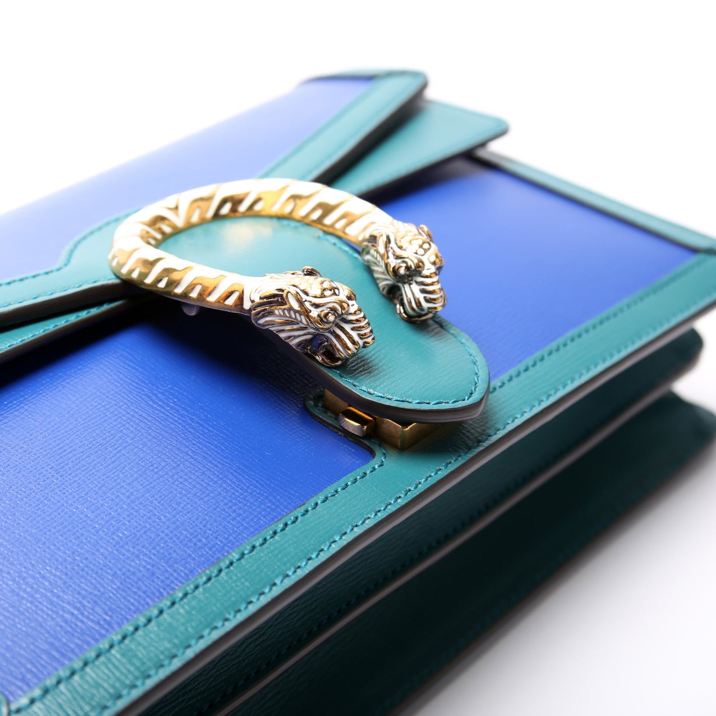 400249 Dionysus Enamel Leather Shoulder Small
