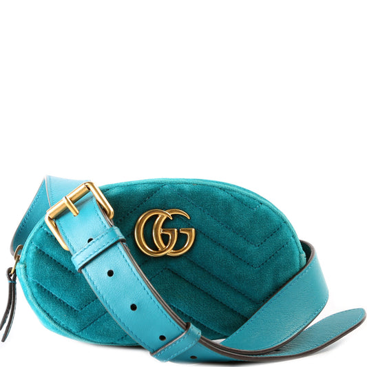 476434 Marmont Velvet Belt Bag