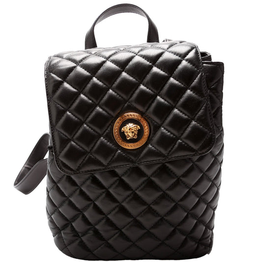 Medusa Quilted Leather Small Backpack