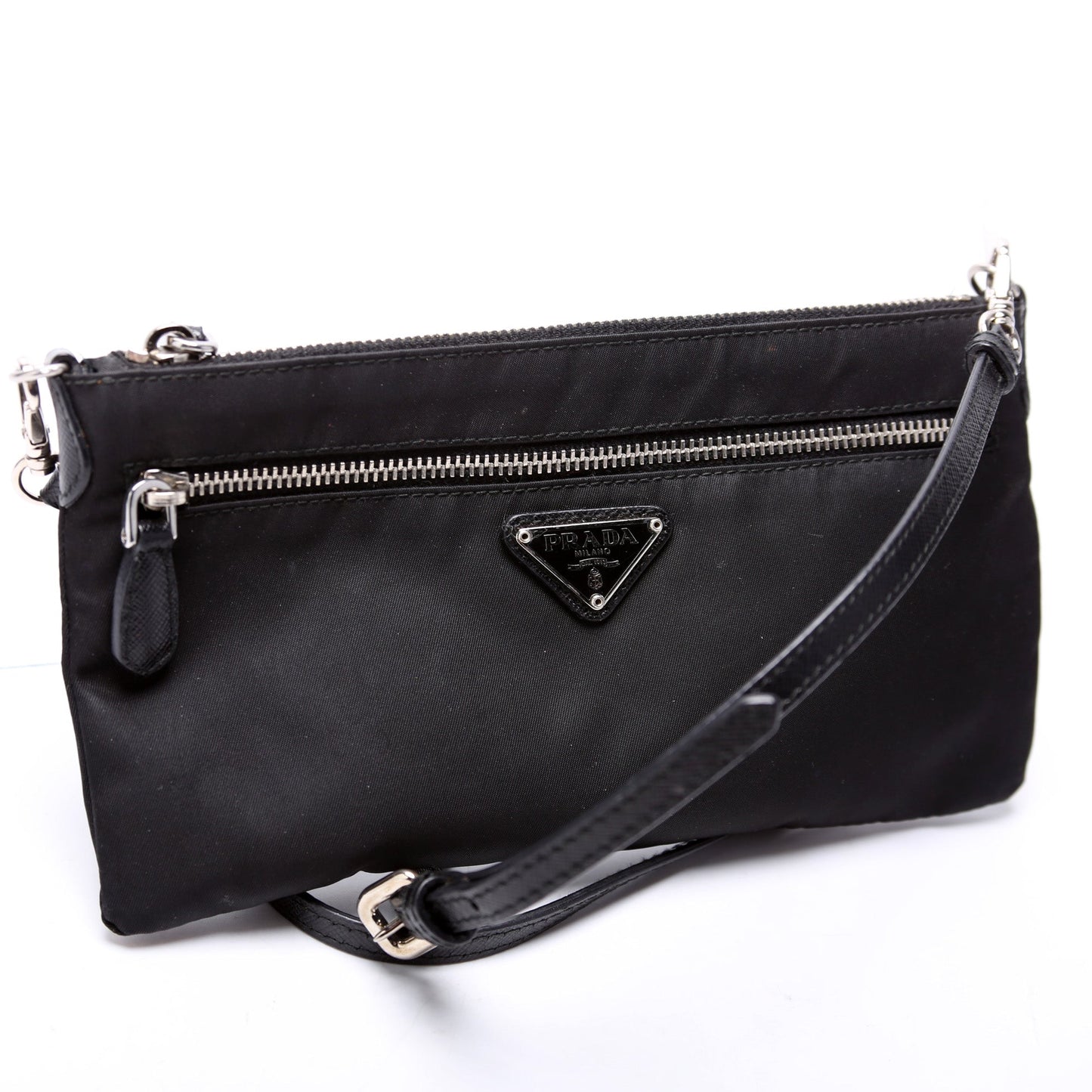 Nylon Flat Pouch Crossbody Small