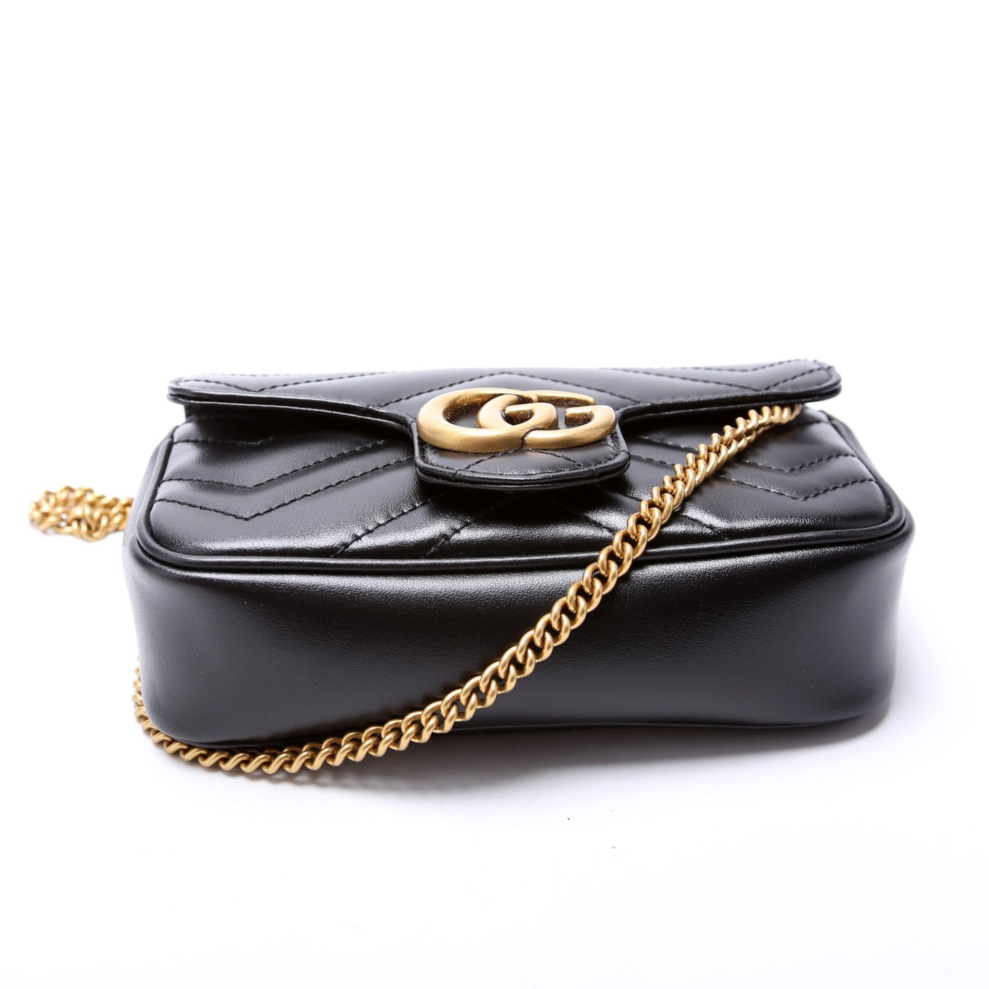 476433 Marmont Leather Super Mini Flap