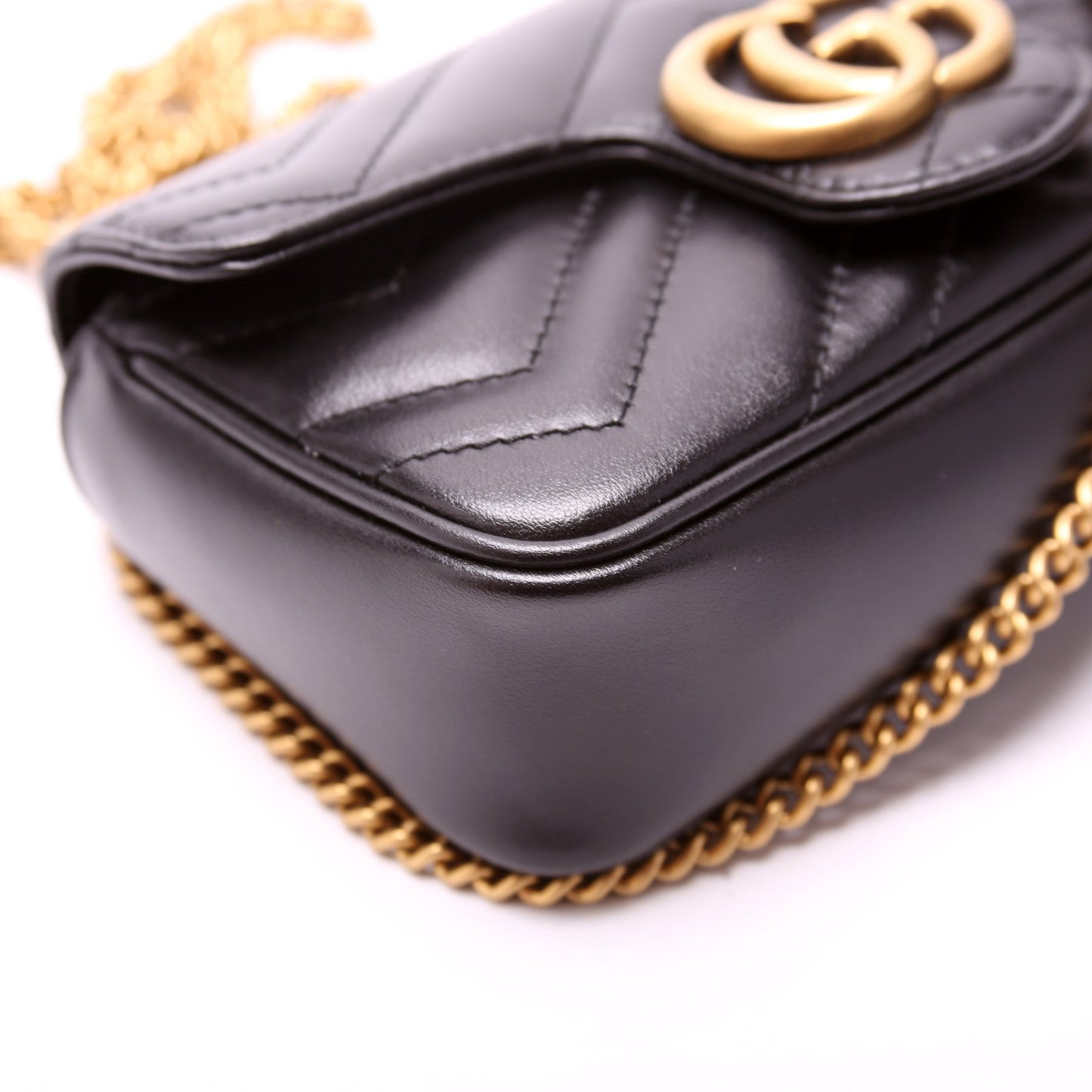 476433 Marmont Leather Super Mini Flap