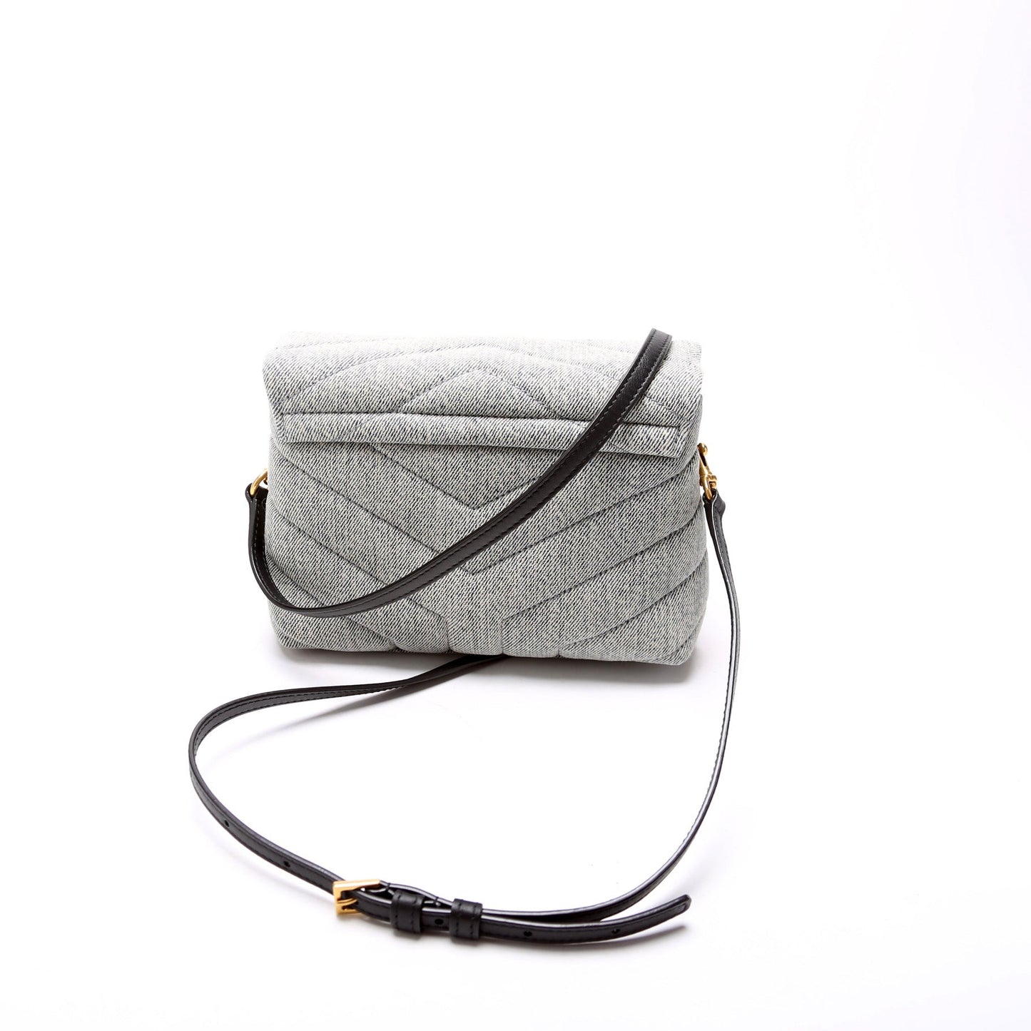 Loulou Satchel Toy Crossbody Denim
