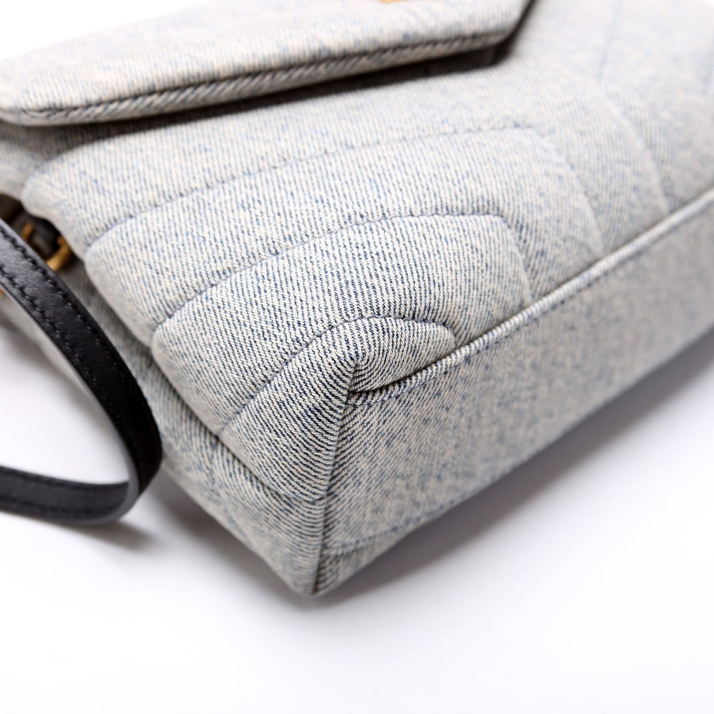 Loulou Satchel Toy Crossbody Denim