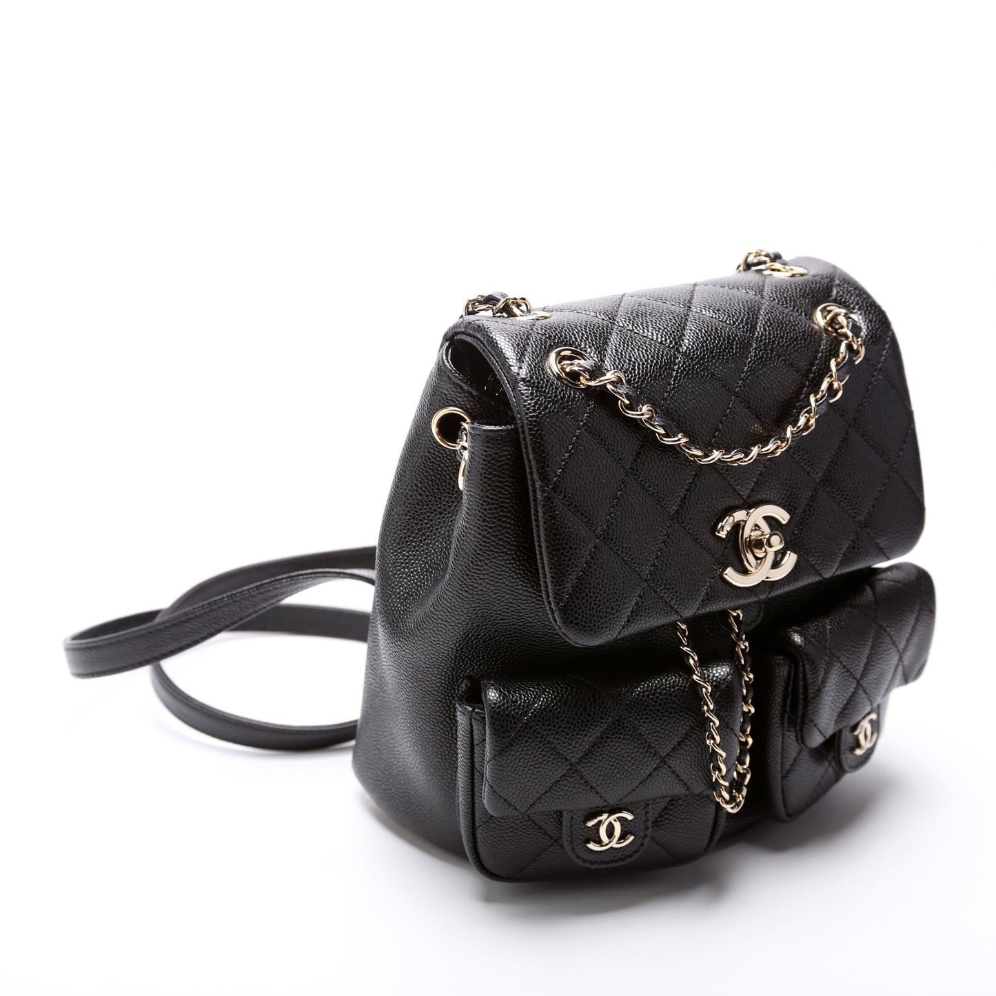 Duma Pocket Small Backpack Caviar RFID