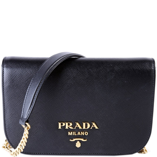 1BP013 Saffiano Lux Flap Crossbody