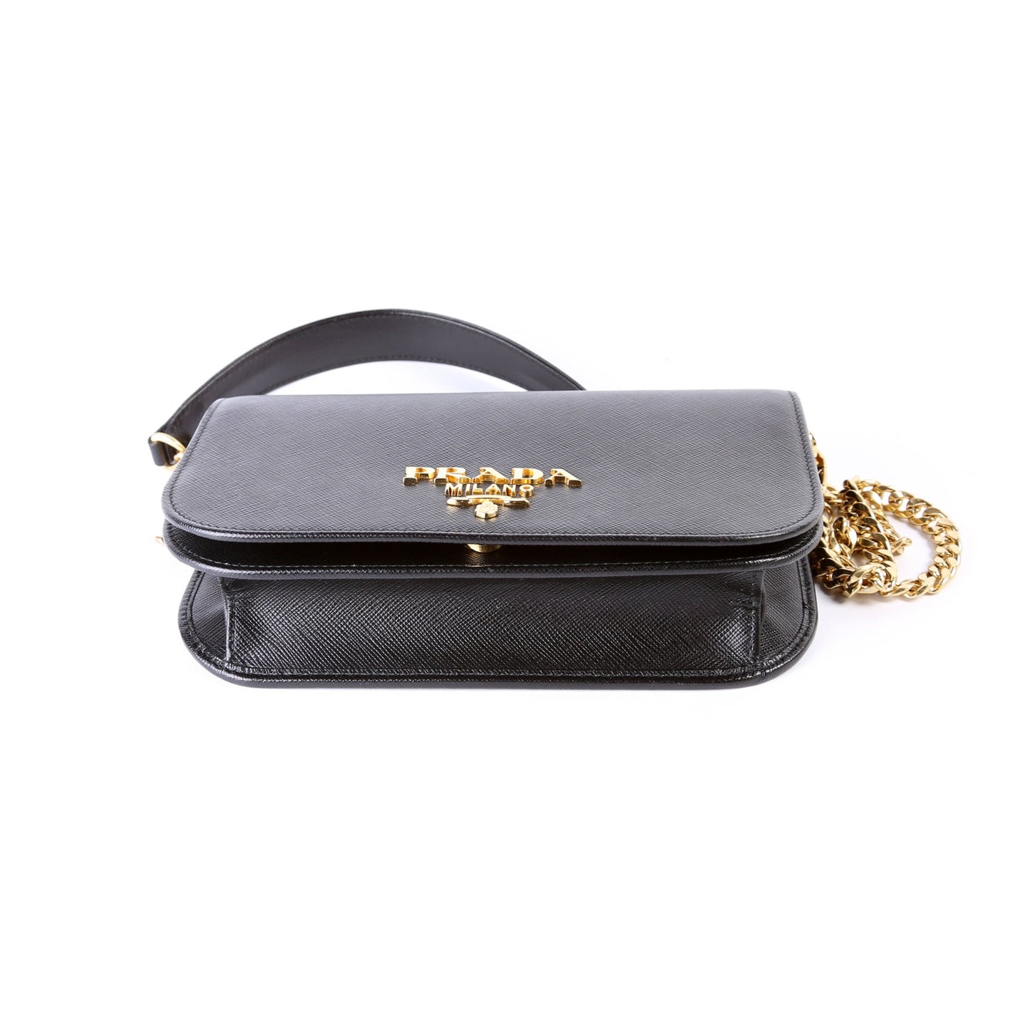 1BP013 Saffiano Lux Flap Crossbody
