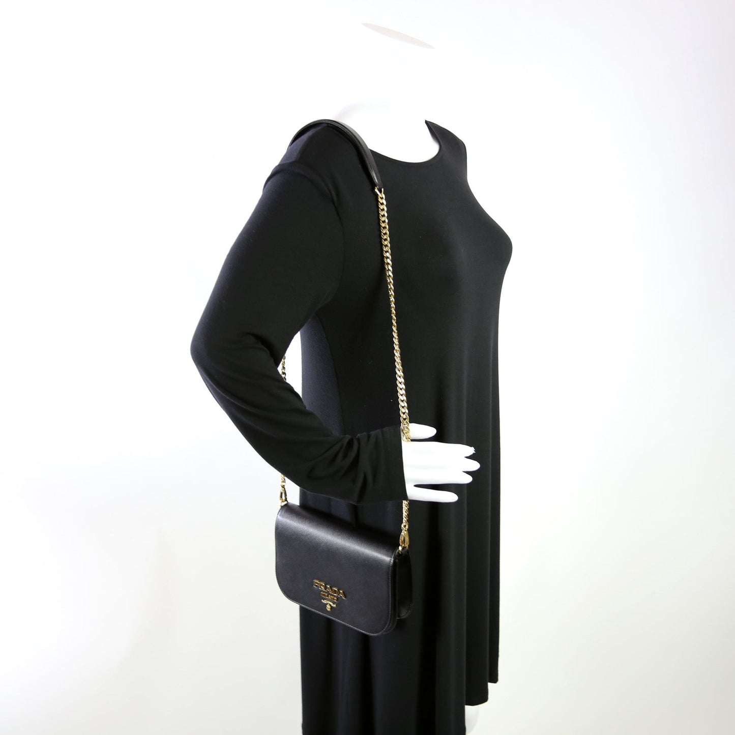 1BP013 Saffiano Lux Flap Crossbody