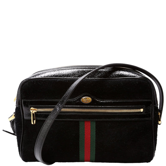 517080 Ophidia Suede Small Crossbody