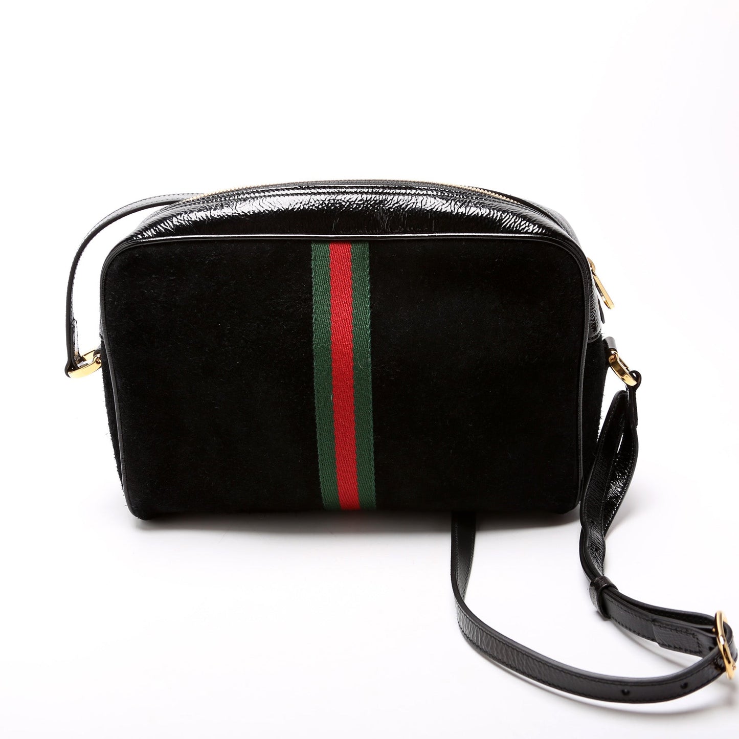 517080 Ophidia Suede Small Crossbody